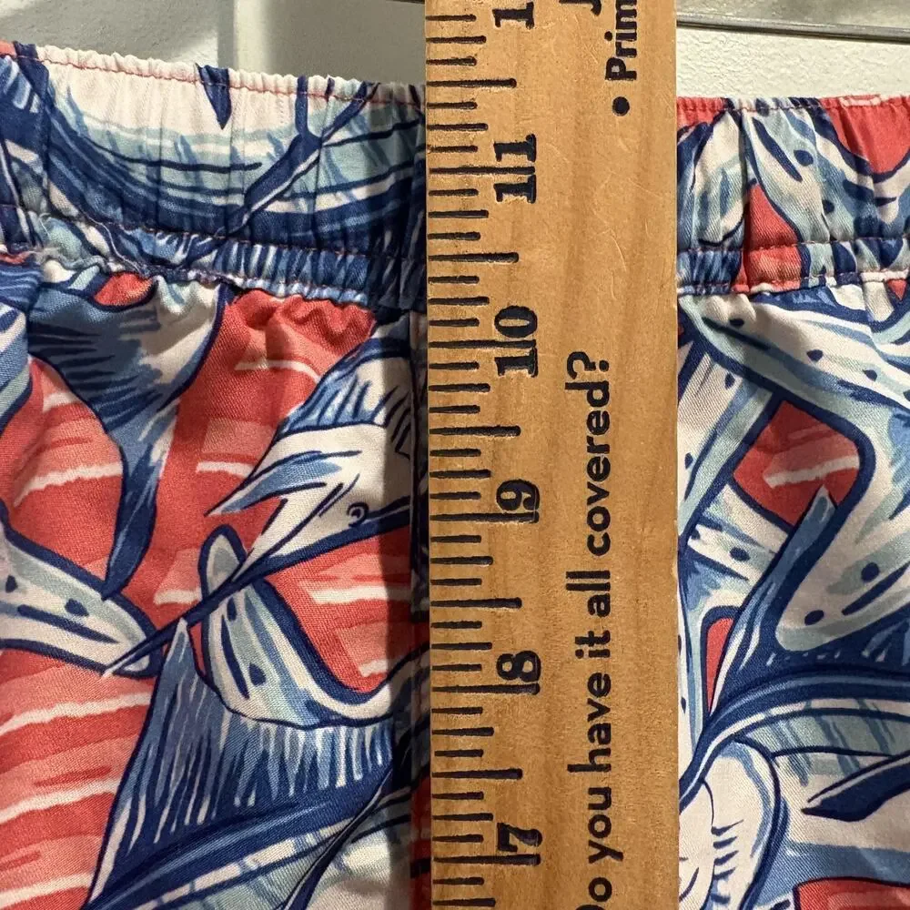 Vineyard Vines Swim Trunks Boys Large Marlin Starfish Pattern Board Shorts READ‎ - Picture 15 of 16